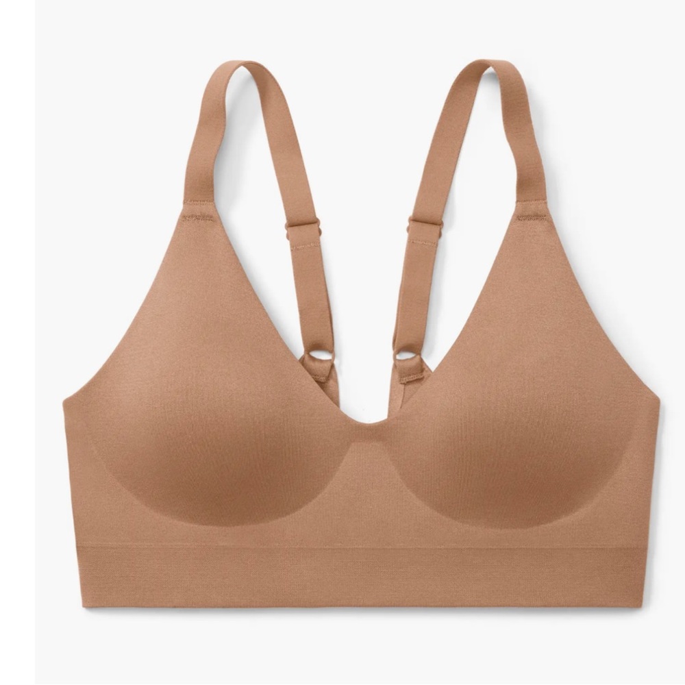 True & Co Soft Form V-Neck Bralette